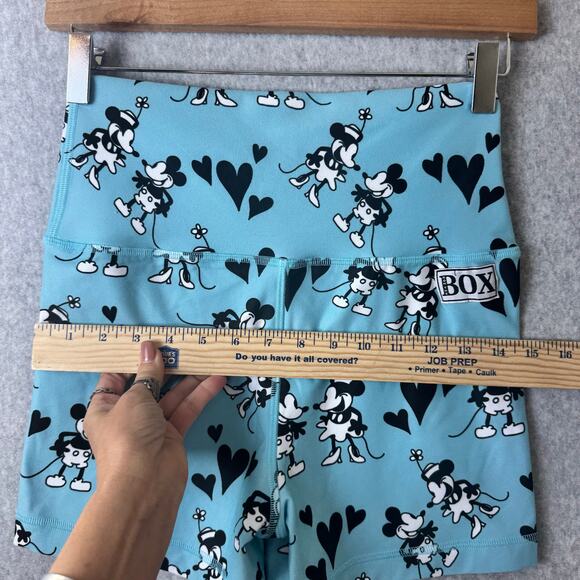 RokTheBox Bike Shorts Women’s Medium Mickey Minnie Mouse Blue Athletic Running - Picture 6 of 10